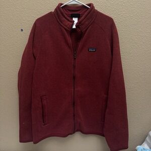 PATAGONIA Men BETTER SWEATER Full Zip Fleece *Read* Size Is Washed Off see pics